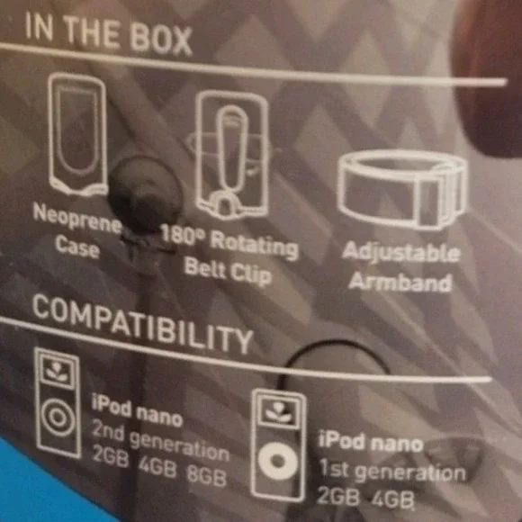 DLO Action Jacket Neoprene Case for iPod nano 1st 2nd Gen Black Armband - Picture 5 of 5